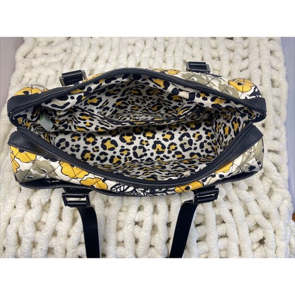 Vera Bradley~Handbag, Purse~Caroline with leather trim in Go Wild pattern - Picture 7 of 8